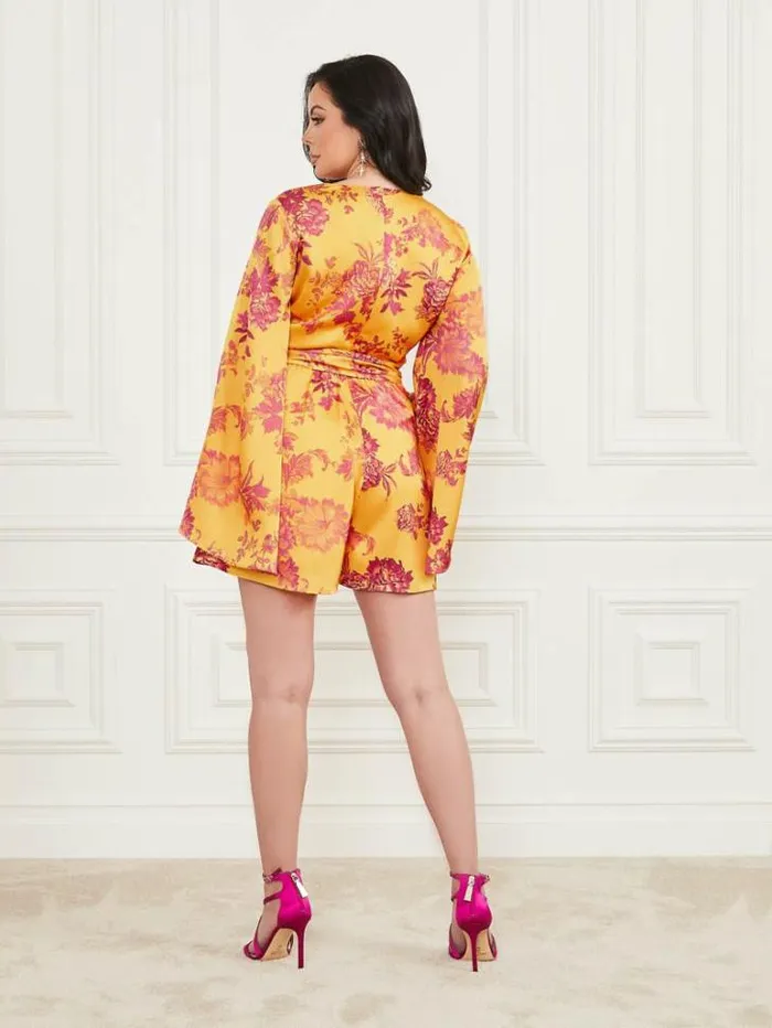 Dresses Women Marciano Emaya Romper Eden Print Dresses Women Marciano Emaya Romper Eden Print