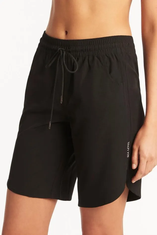 Eco Essentials 7quot Boardshort Eco Essentials Black Women Sea Level Bottoms