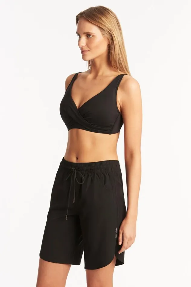 Eco Essentials 7quot Boardshort Eco Essentials Black Women Sea Level Bottoms