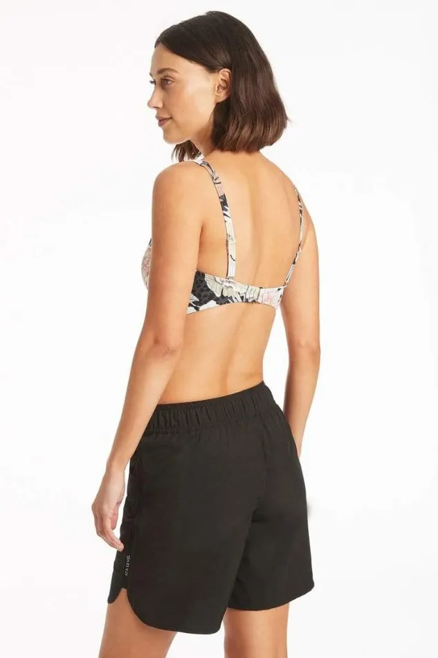 Eco Essentials 7quot Boardshort Eco Essentials Black Women Sea Level Bottoms