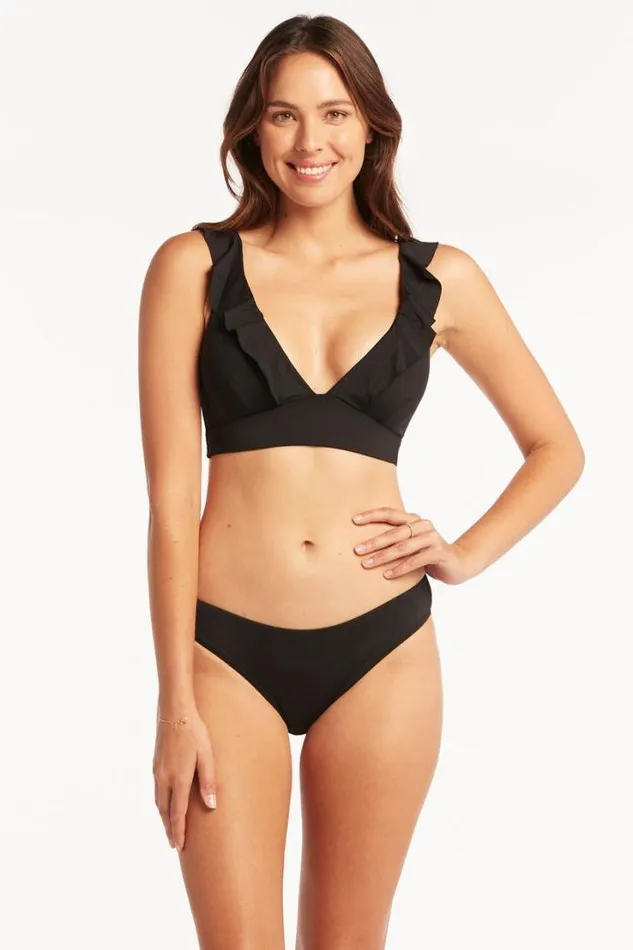 Eco Essentials Regular Bikini Pant Eco Essentials Black Women Sea Level Bottoms Eco Essentials Regular Bikini Pant Eco Essentials Black Women Sea Level Bottoms
