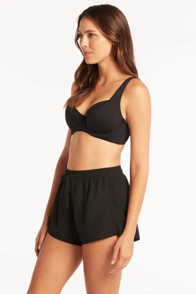 Eco Essentials Surf Short Eco Essentials Black Women Sea Level Bottoms