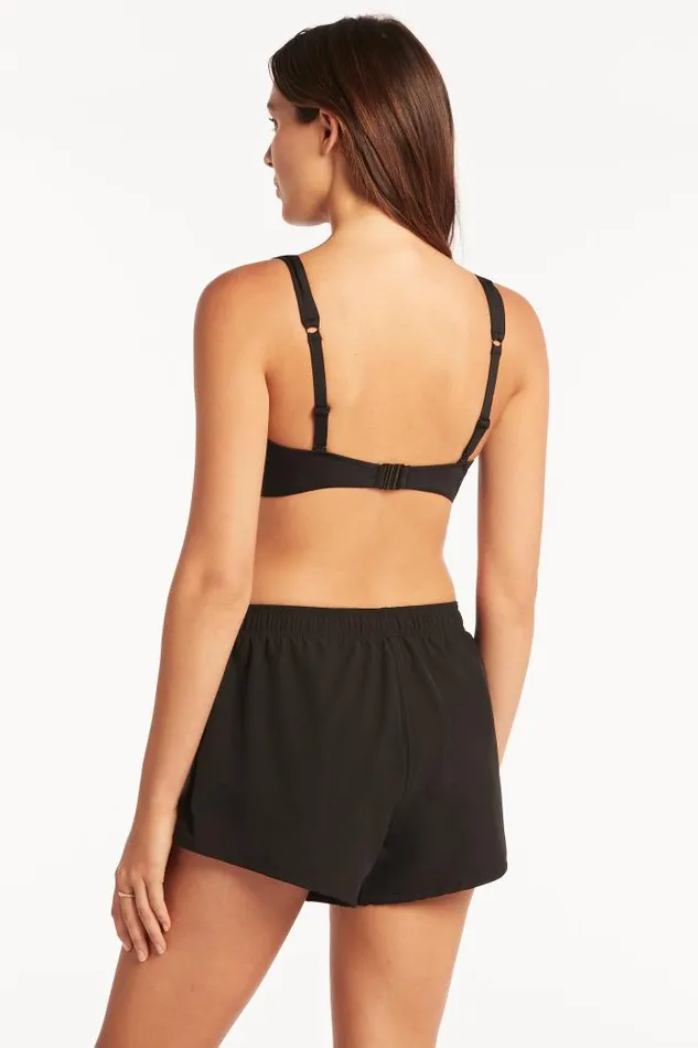 Eco Essentials Surf Short Eco Essentials Black Women Sea Level Bottoms
