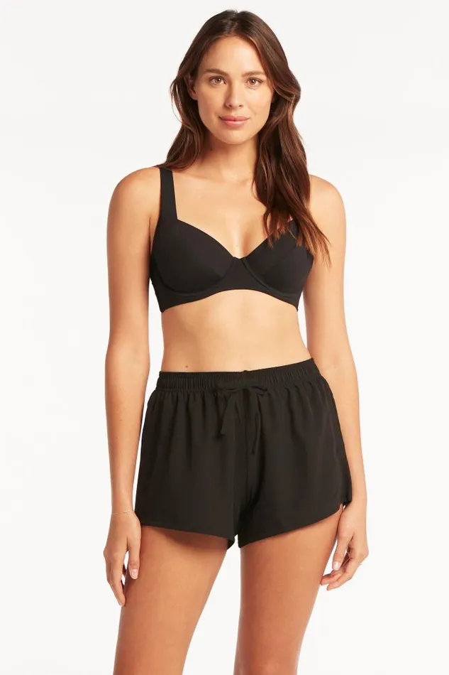 Eco Essentials Surf Short Eco Essentials Black Women Sea Level Bottoms