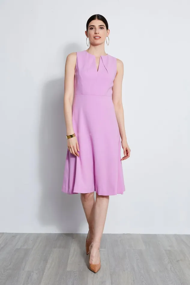 Elie Tahari Dresses and Jumpsuits Fit and Flare Dart Midi Dress Orchid 8211 Women Elie Tahari Dresses and Jumpsuits Fit and Flare Dart Midi Dress Orchid 8211 Women