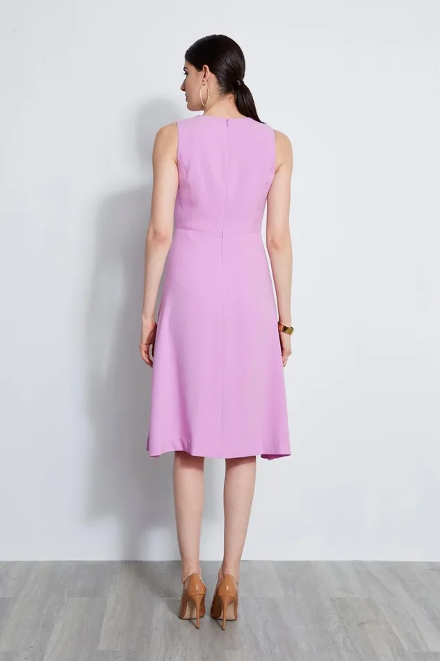 Elie Tahari Dresses and Jumpsuits Fit and Flare Dart Midi Dress Orchid 8211 Women