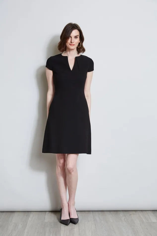 Elie Tahari Dresses and Jumpsuits Short Sleeve Dart Dress Black 8211 Women