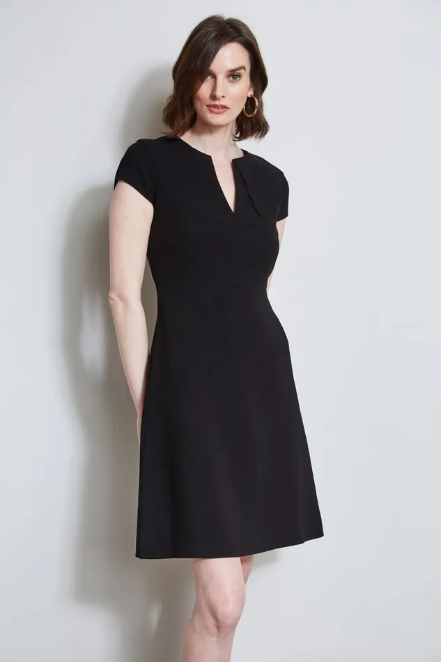 Elie Tahari Dresses and Jumpsuits Short Sleeve Dart Dress Black 8211 Women