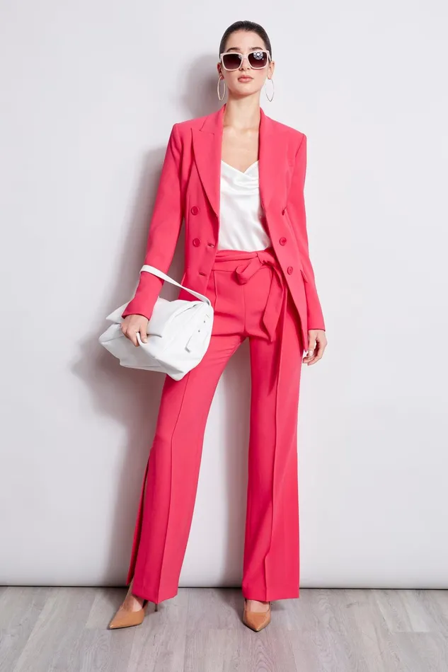 Elie Tahari Jackets and Blazers 5 Button Double Breasted Blazer Tropic Pink 8211 Women