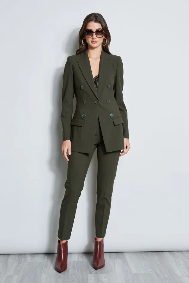 Elie Tahari Jackets and Blazers 7 Button Blazer Olive 8211 Women