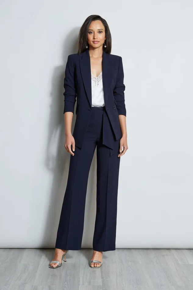 Elie Tahari Jackets and Blazers Asymmetrical Panel Blazer Stargazer 8211 Women