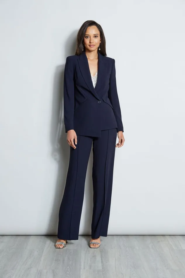 Elie Tahari Jackets and Blazers Asymmetrical Panel Blazer Stargazer 8211 Women