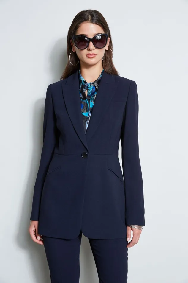 Elie Tahari Jackets and Blazers Single Button Blazer Stargazer 8211 Women