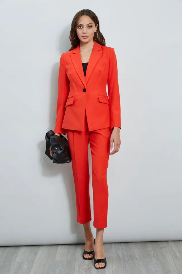Elie Tahari Jackets and Blazers Slim Fit Blazer Cayenne 8211 Women