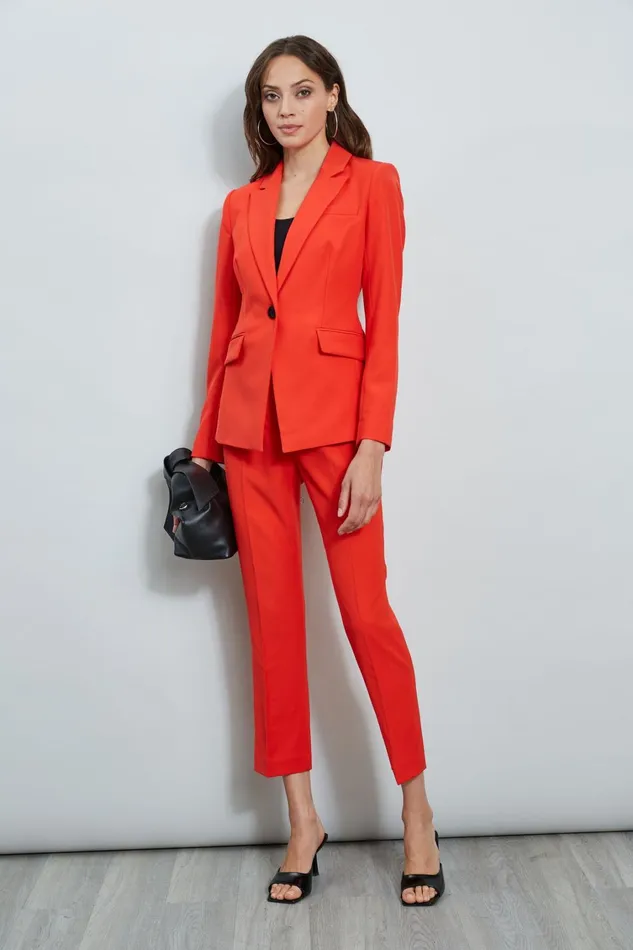 Elie Tahari Jackets and Blazers Slim Fit Blazer Cayenne 8211 Women