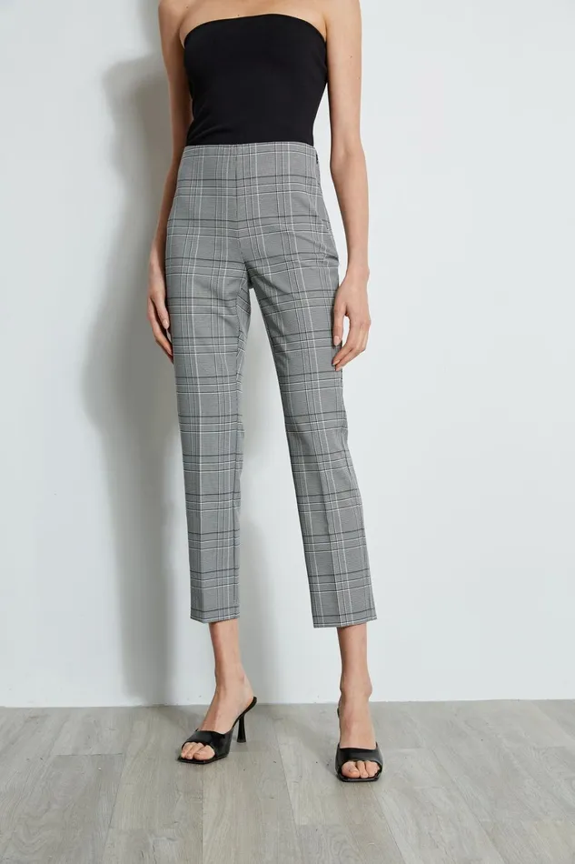 Elie Tahari Pants Plaid Ankle Pant Madelyn Plaid 8211 Women