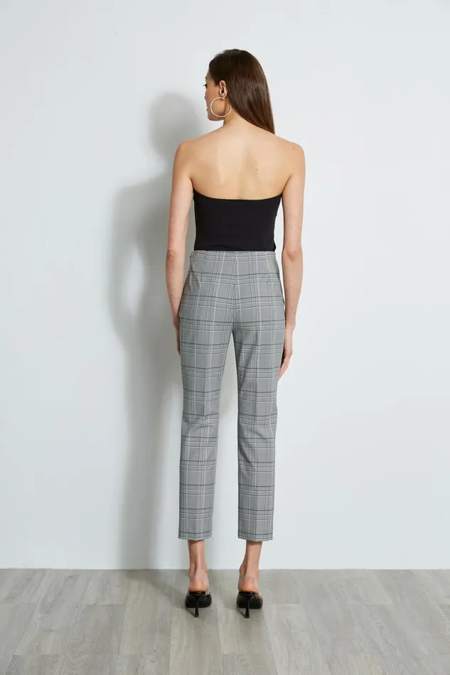 Elie Tahari Pants Plaid Ankle Pant Madelyn Plaid 8211 Women