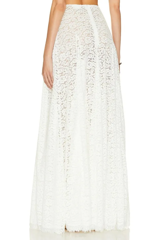 Emilia Skirt White Lace Women Lovers and Friends Skirts