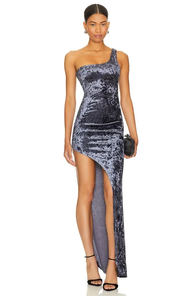 Emmry Gown Steel Blue Women Lovers and Friends Dresses
