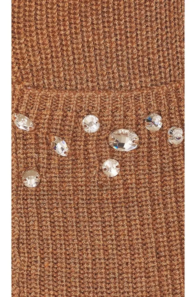 Estella Embellished Mini Skirt Chestnut Women Lovers and Friends Skirts