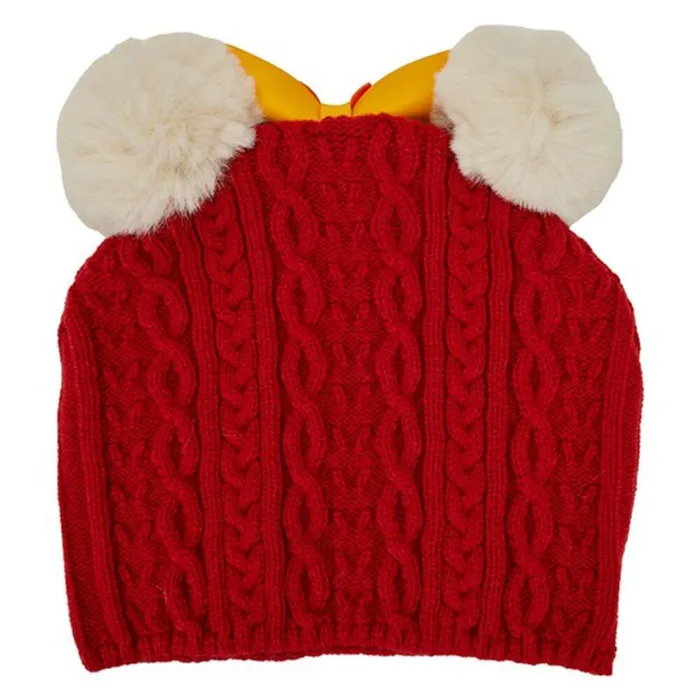 Exclusive 8211 Disney Fall Minnie Mouse Pom Beanie Unisex Loungefly Apparel