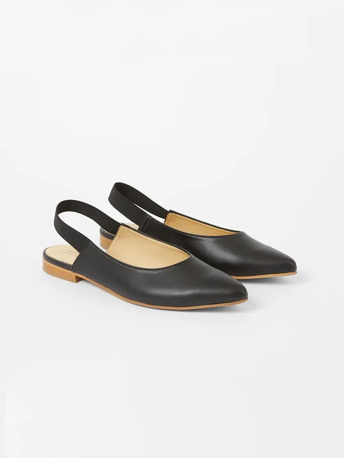 French Connection SW X Meriola Pointed Toe Slingback Ballerina Pumps Black Woman Shoes French Connection SW X Meriola Pointed Toe Slingback Ballerina Pumps Black Woman Shoes