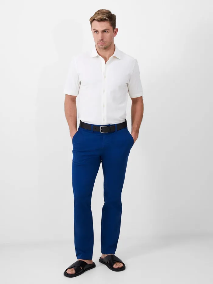 French Connection Stretch Chino Trousers 8211 Navy Man Trousers