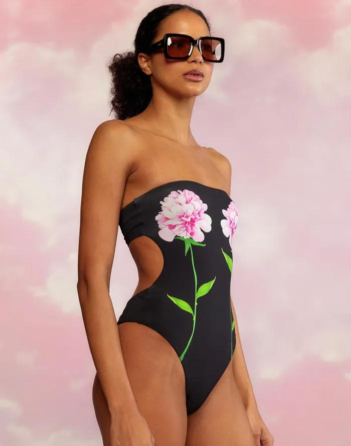 Freya Strapless Swimsuit 8211 Black Women Cynthia Rowley Surf and Swim