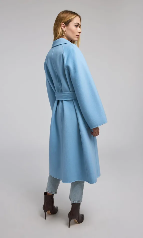 Generation Love Clothing Grayson Wool Coat Blue Jay Women Outerwear