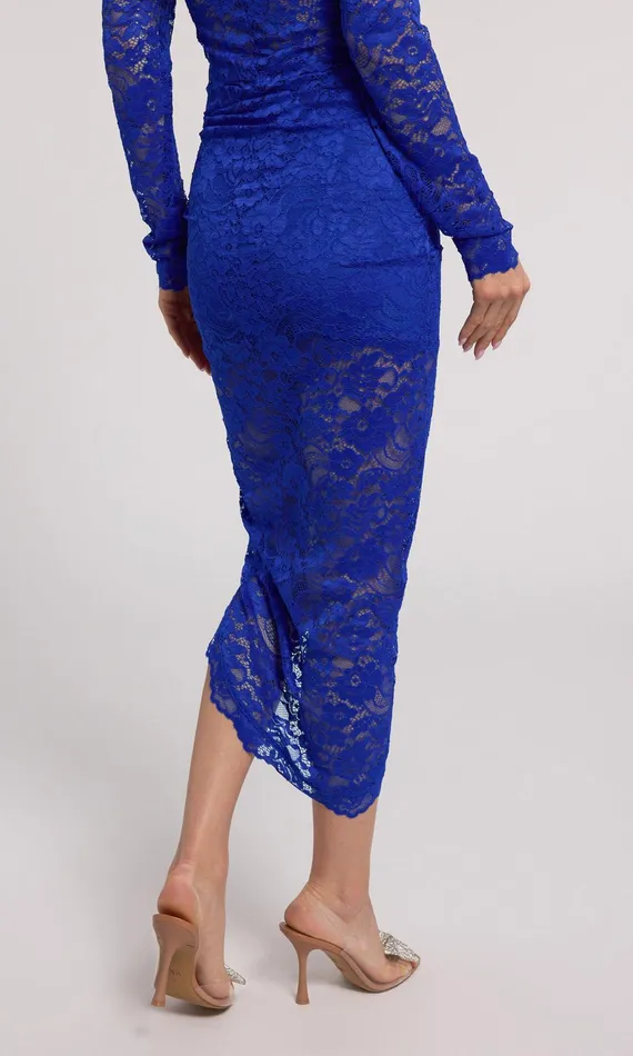 Generation Love Clothing Nellia Lace Skirt Ultramarine Women Skirts