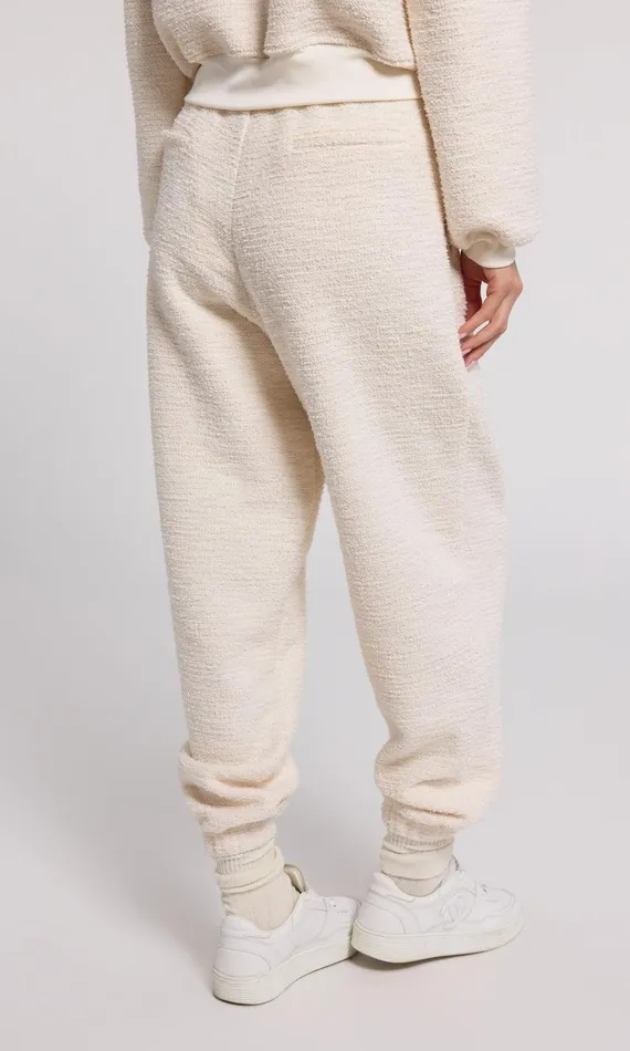 Generation Love Clothing Rena Tweed Jogger Cream Women Pants