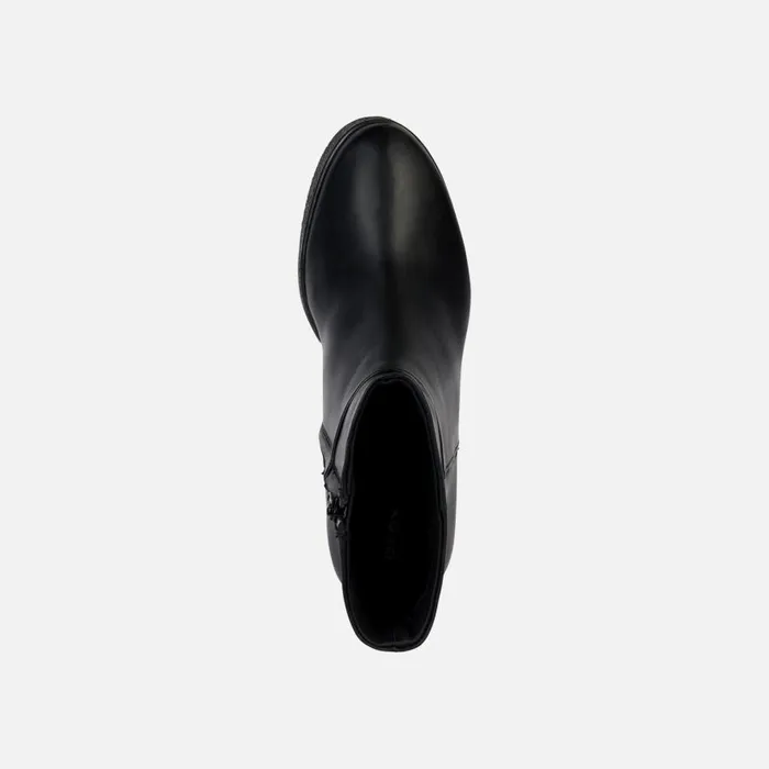 Geox Ankle Boots ELIDEA WEDGE Ankle Boots With Wedge Black Woman Geox Black 8211 Woman