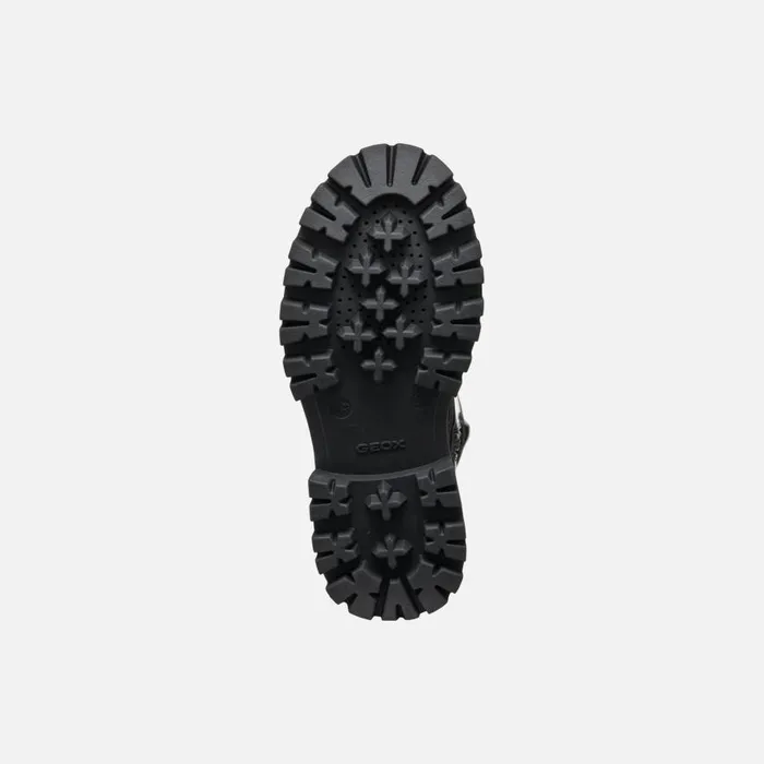 Geox Ankle Boots MAQUINNENS GIRL Black High Boots Black 8211 Kids