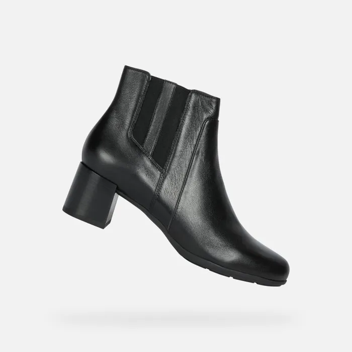 Geox Ankle Boots NEW ANNYA MID B Medium Heel Ankle Boots Black Woman Geox Black 8211 Woman Geox Ankle Boots NEW ANNYA MID B Medium Heel Ankle Boots Black Woman Geox Black 8211 Woman