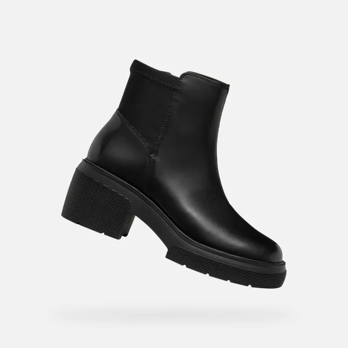 Geox Ankle Boots SPHERICA EC15 WOMAN Black Medium Heel Ankle Boots Black 8211 Woman Geox Ankle Boots SPHERICA EC15 WOMAN Black Medium Heel Ankle Boots Black 8211 Woman