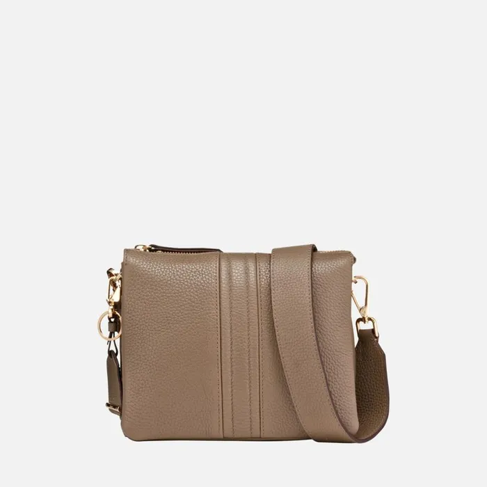 Geox Bags CLARISSY WOMAN Taupe Crossbody Bag Taupe 8211 Woman