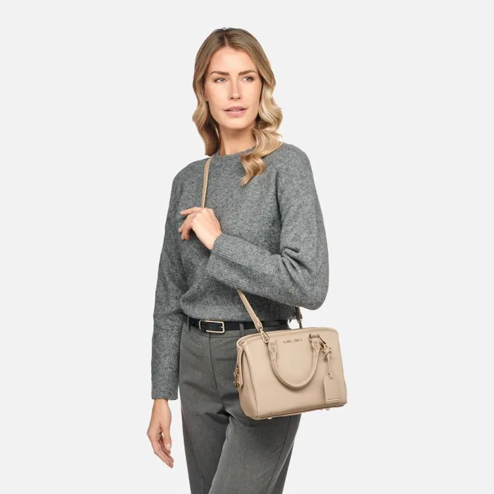 Geox Bags ETHENI WOMAN Taupe Handbag Taupe 8211 Woman