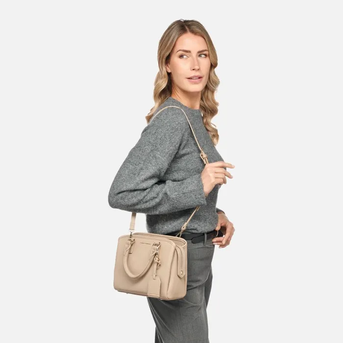 Geox Bags ETHENI WOMAN Taupe Handbag Taupe 8211 Woman