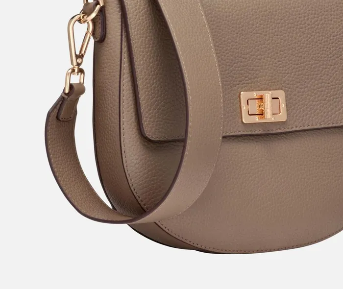 Geox Bags FLAVIE WOMAN Taupe Crossbody Bag Taupe 8211 Woman
