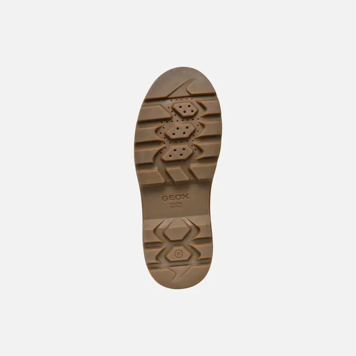 Geox Boots KIDDARTAH BOY Coffee Mid Calf Boots Coffee 8211 Kids
