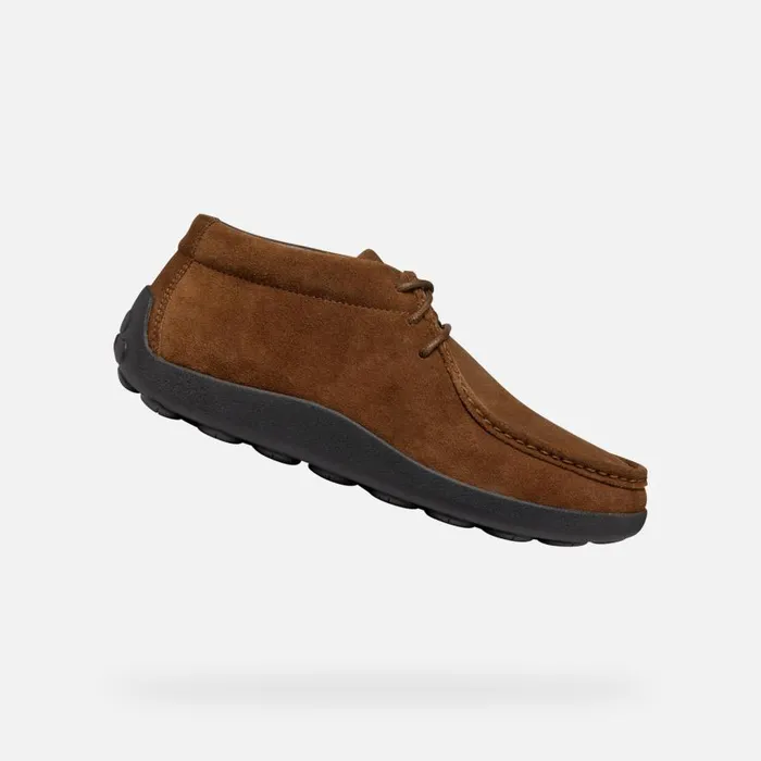 Geox Casual Shoes SPHERICA EC14 MAN Brown Cotto Suede Loafers Brown Cotto 8211 Man Geox Casual Shoes SPHERICA EC14 MAN Brown Cotto Suede Loafers Brown Cotto 8211 Man