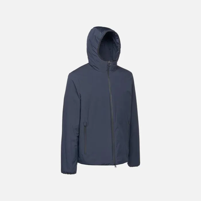 Geox Jackets SPHERICA MAN Sky Captain Short Parka Sky Captain 8211 Man