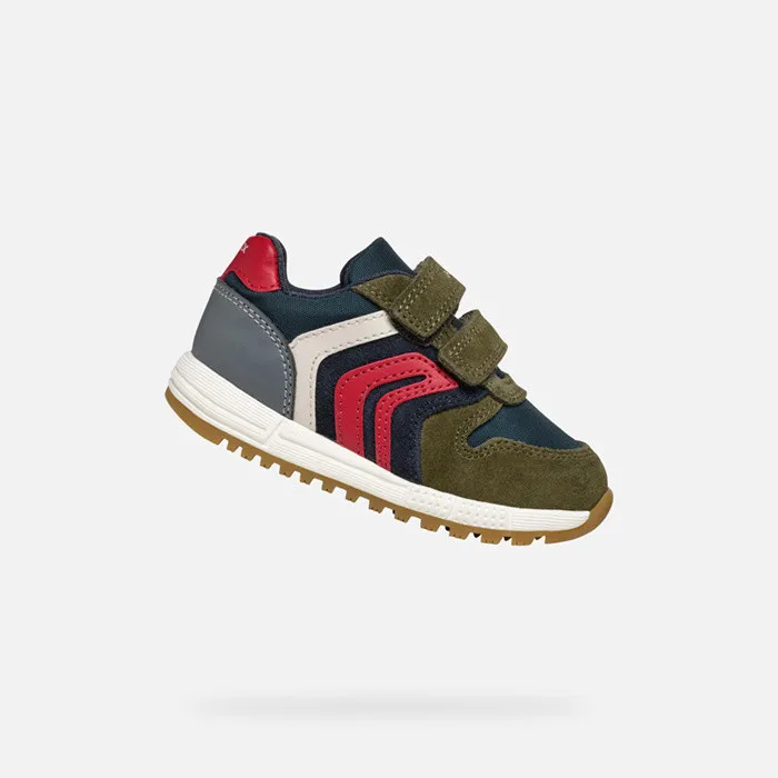 Geox Sneakers ALBEN BABY Dark GreenNavy Low Top Sneakers Dark Greennavy 8211 Kids Geox Sneakers ALBEN BABY Dark GreenNavy Low Top Sneakers Dark Greennavy 8211 Kids