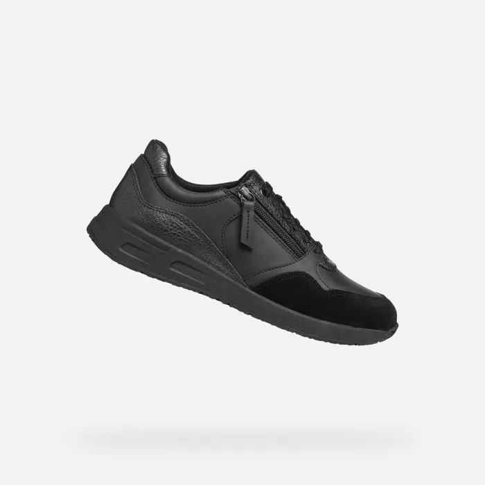 Geox Sneakers BULMYA WOMAN Black Low Top Sneakers Black 8211 Woman