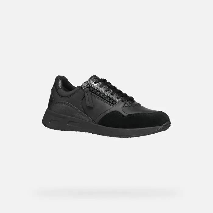 Geox Sneakers BULMYA WOMAN Black Low Top Sneakers Black 8211 Woman