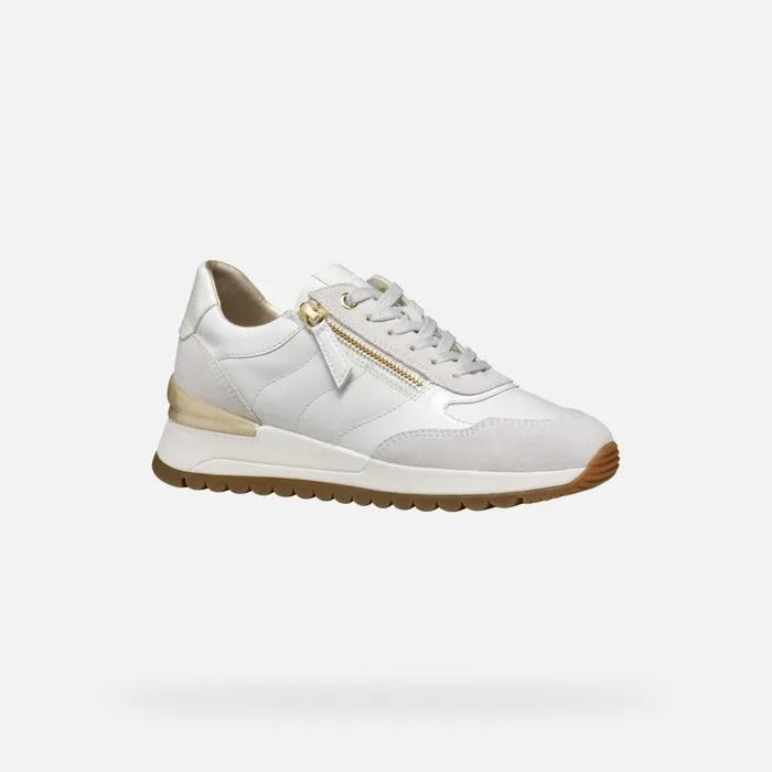 Geox Sneakers DESYA WOMAN WhiteOff White Low Top Sneakers Whiteoff White 8211 Woman