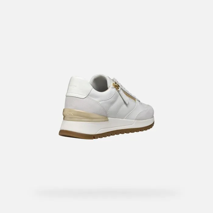 Geox Sneakers DESYA WOMAN WhiteOff White Low Top Sneakers Whiteoff White 8211 Woman