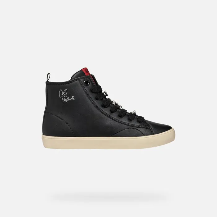 Geox Sneakers GISLI JUNIOR BlackRed Minnie Blackred 8211 Kids