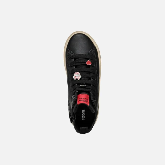 Geox Sneakers GISLI JUNIOR BlackRed Minnie Blackred 8211 Kids