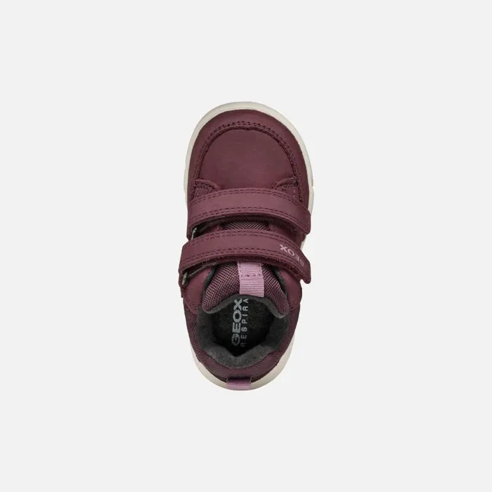 Geox Sneakers HYROO BABY BurgundyRose Low Top Sneakers Burgundyrose 8211 Kids